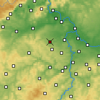 Nearby Forecast Locations - Slaný - 图