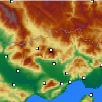 Nearby Forecast Locations - 法拉克羅山 - 图