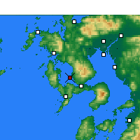 Nearby Forecast Locations - 长崎机场 - 图