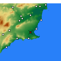 Nearby Forecast Locations - 托雷-帕切科 - 图