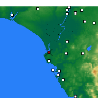 Nearby Forecast Locations - 桑卢卡尔德瓦拉梅达 - 图