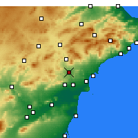 Nearby Forecast Locations - 诺韦尔达 - 图