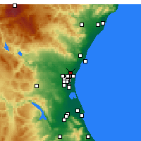Nearby Forecast Locations - Moncada - 图