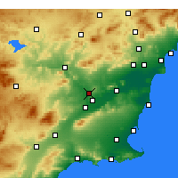 Nearby Forecast Locations - 莫利纳德塞古拉 - 图