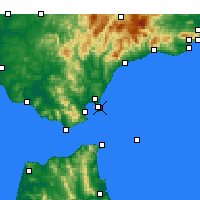 Nearby Forecast Locations - 拉利内亚德拉孔塞普西翁 - 图