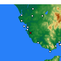 Nearby Forecast Locations - 奇克拉纳德拉夫龙特拉 - 图