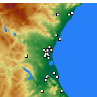 Nearby Forecast Locations - 布尔哈索特 - 图