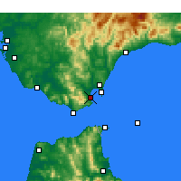Nearby Forecast Locations - 阿尔赫西拉斯 - 图