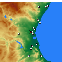 Nearby Forecast Locations - 阿拉夸斯 - 图