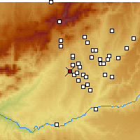 Nearby Forecast Locations - 比利亚维西奥萨德奥东 - 图