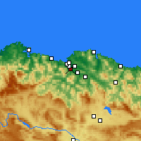 Nearby Forecast Locations - 巴拉卡尔多 - 图