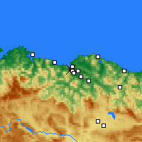 Nearby Forecast Locations - 桑图尔特西 - 图