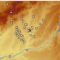 Nearby Forecast Locations - 圣费尔南多德埃纳雷斯 - 图