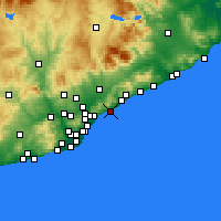 Nearby Forecast Locations - 普雷米亚德马尔 - 图