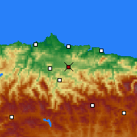 Nearby Forecast Locations - Pola de Siero - 图
