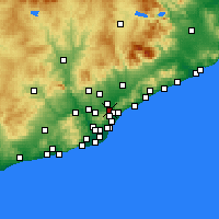 Nearby Forecast Locations - 蒙特卡代雷克萨克 - 图