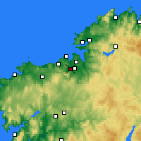 Nearby Forecast Locations - 库列雷多 - 图