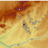 Nearby Forecast Locations - 博阿迪利亚德尔蒙特 - 图