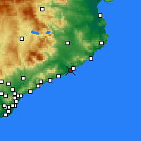 Nearby Forecast Locations - 布拉内斯 - 图