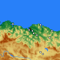 Nearby Forecast Locations - Algorta - 图