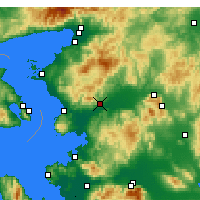 Nearby Forecast Locations - 貝爾加馬 - 图