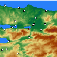 Nearby Forecast Locations - Sapanca - 图
