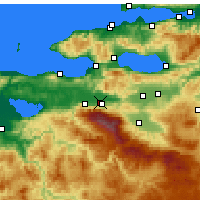 Nearby Forecast Locations - Gürsu - 图