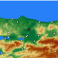 Nearby Forecast Locations - Ferizli - 图