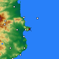 Nearby Forecast Locations - 卡达克斯 - 图