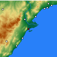 Nearby Forecast Locations - 桑特卡尔莱斯德拉拉皮塔 - 图