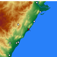 Nearby Forecast Locations - Alcossebre - 图