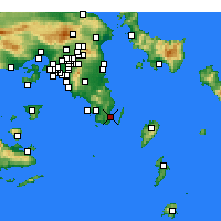 Nearby Forecast Locations - Keratea - 图