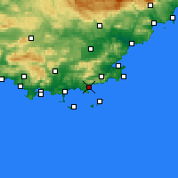 Nearby Forecast Locations - 莱拉旺杜 - 图