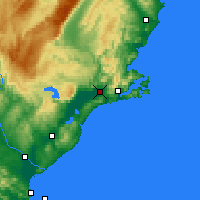 Nearby Forecast Locations - Mosgiel - 图