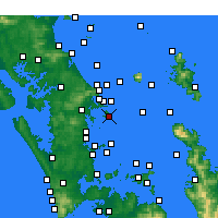 Nearby Forecast Locations - Kawau Point - 图