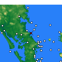 Nearby Forecast Locations - Mangawhai Heads - 图