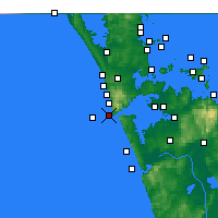 Nearby Forecast Locations - Manukau Harbour Entrance - 图
