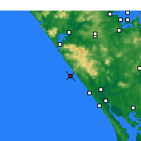Nearby Forecast Locations - Maunganui Bluff - 图