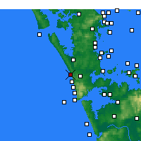 Nearby Forecast Locations - Muriwai - 图