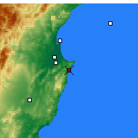 Nearby Forecast Locations - Ocean Beach - 图
