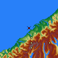 Nearby Forecast Locations - Ōkārito - 图
