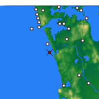 Nearby Forecast Locations - Port Waikato - 图