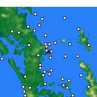 Nearby Forecast Locations - Tāwharanui Peninsula - 图