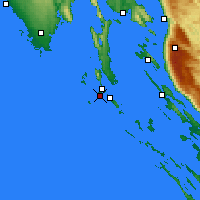 Nearby Forecast Locations - Ćunski - 图