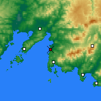 Nearby Forecast Locations - 大卡缅 - 图