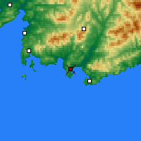 Nearby Forecast Locations - 納霍德卡 - 图