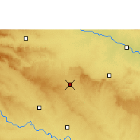 Nearby Forecast Locations - 艾哈迈德讷格尔 - 图