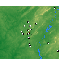 Nearby Forecast Locations - 维斯塔瓦山 - 图