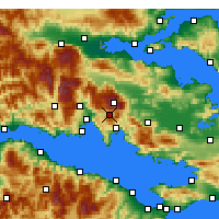 Nearby Forecast Locations - 阿拉霍瓦 - 图