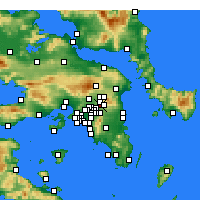 Nearby Forecast Locations - Ekali - 图